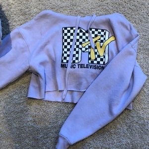 MTV Cropped Hoodie